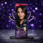 Wella Koleston Intense Permanent Hair Color Black 302/0 with 100% gray coverage and Argan Oil for deep moisture