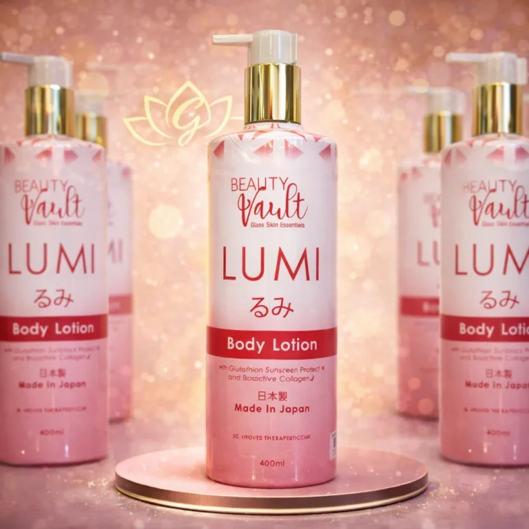 Beauty Vault LUMI body lotion 400ml brightening hydrating body care made in Japan