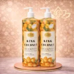 Luxury king coconut shampoo & conditioner anti dandruff hair fall control