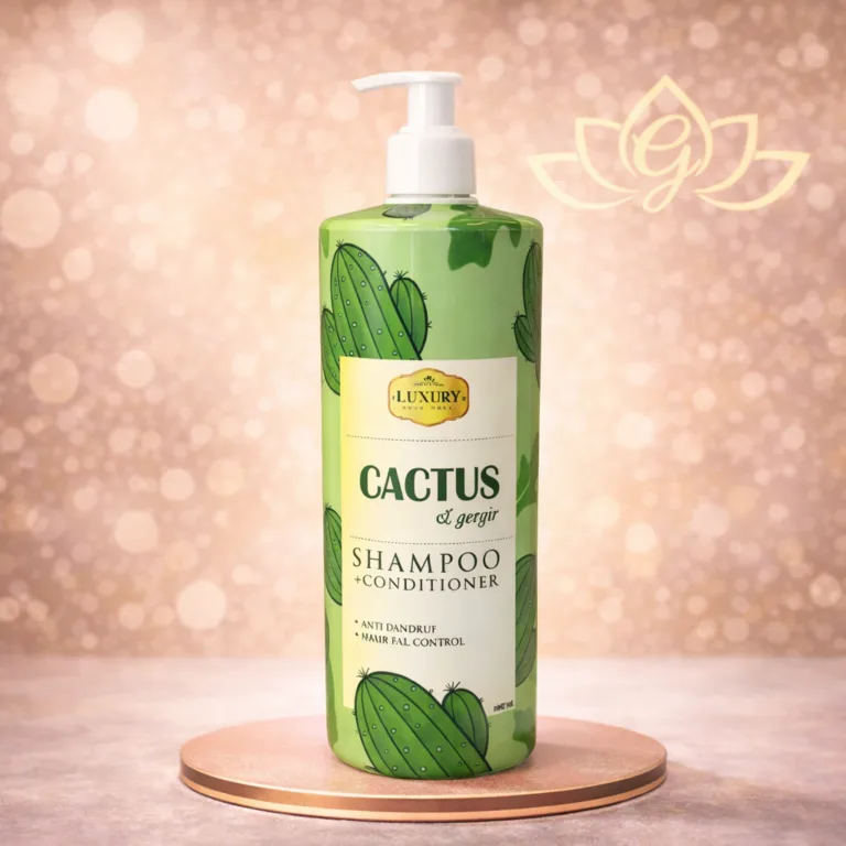 Luxury Skin Care cactus shampoo & conditioner anti dandruff hair fall control