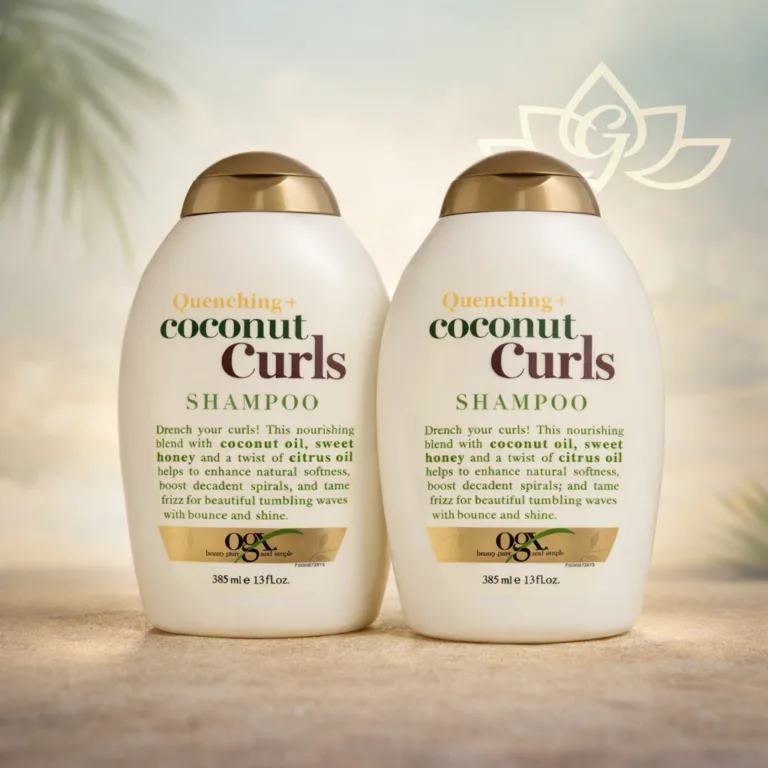 OGX quenching coconut curls shampoo 385ml for curly hair hydration