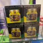 snail face and body scrub with natural snail extract